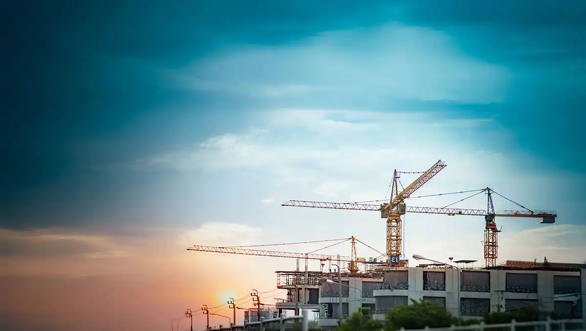 A Meskent Group construction project under way